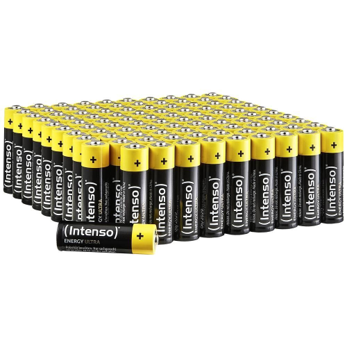 INTENSO ENERGY ULTRA BATTERIE STILO AA LR6 ALCALINE MAXI PACK (10 CONF DA 10 Pz) TOTALE 100 Pz